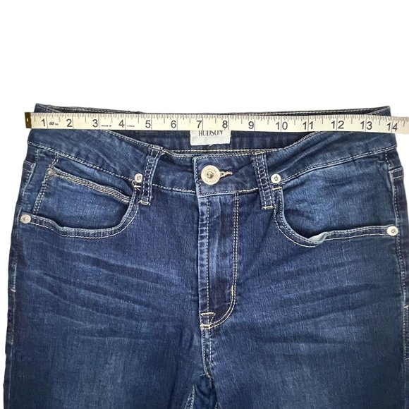 Hudson Boys Jude Skinny Jean Stretch Slim Size 16 Dark Wash Moon Dust 5 Pocket - Picture 6 of 10